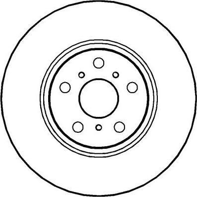 Comline ADC0143V - Спирачен диск vvparts.bg