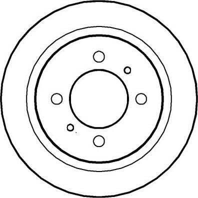 NATIONAL NBD537 - Спирачен диск vvparts.bg