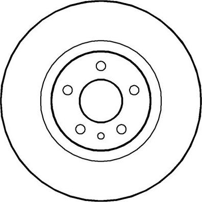 Ferodo DRF253 - Спирачен диск vvparts.bg