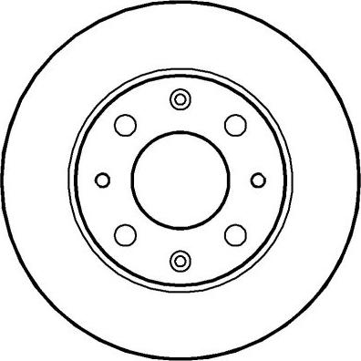 NATIONAL NBD059 - Спирачен диск vvparts.bg