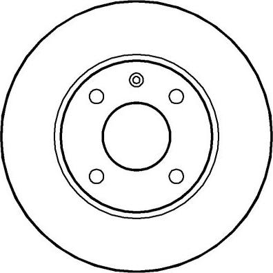 BENDIX 520451 - Спирачен диск vvparts.bg