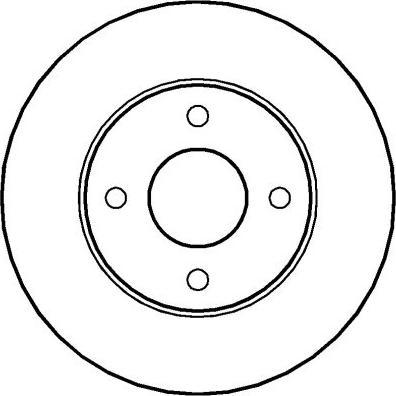 ATE 24.0124-0151.1 - Спирачен диск vvparts.bg