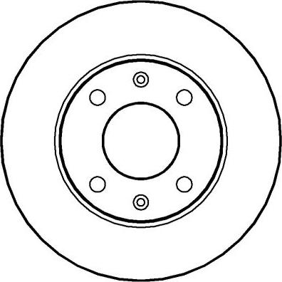 NATIONAL NBD009 - Спирачен диск vvparts.bg