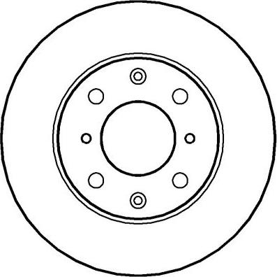 NATIONAL NBD033 - Спирачен диск vvparts.bg