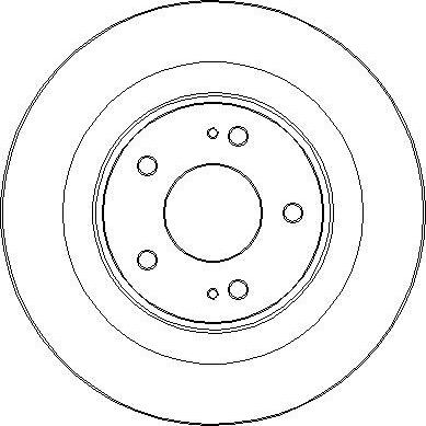 CAR 61528.00 - Спирачен диск vvparts.bg