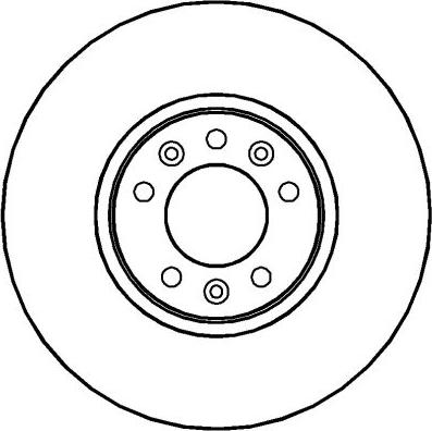 BENDIX 522051 - Спирачен диск vvparts.bg