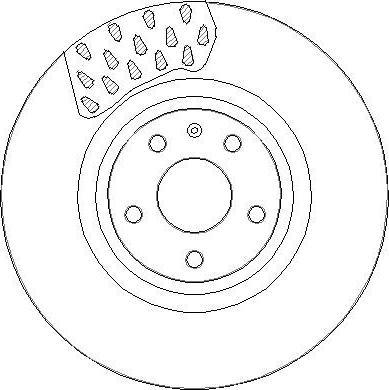 BENDIX 562508BC - Спирачен диск vvparts.bg