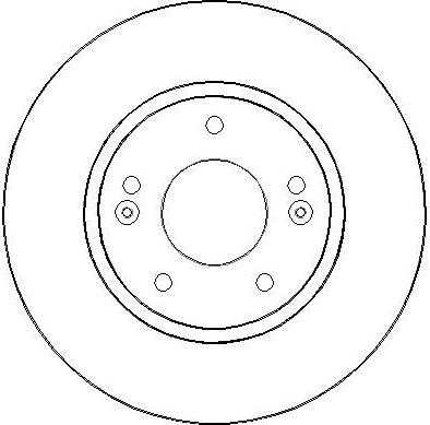 NK 313423 - Спирачен диск vvparts.bg