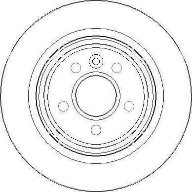 Triscan 1115-08A53711 - Спирачен диск vvparts.bg