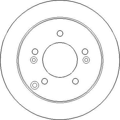 Allied Nippon ADC1066 - Спирачен диск vvparts.bg