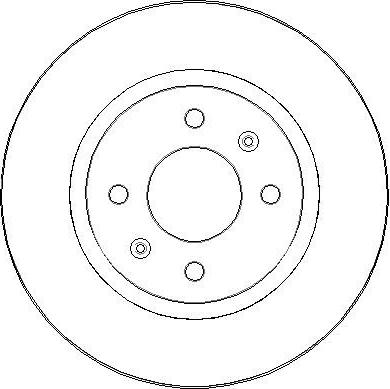 NATIONAL NBD1687 - Спирачен диск vvparts.bg