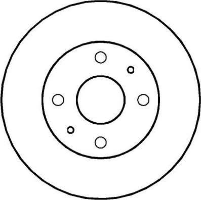 LPR T2034V - Спирачен диск vvparts.bg