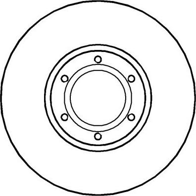 NATIONAL NBD1001 - Спирачен диск vvparts.bg