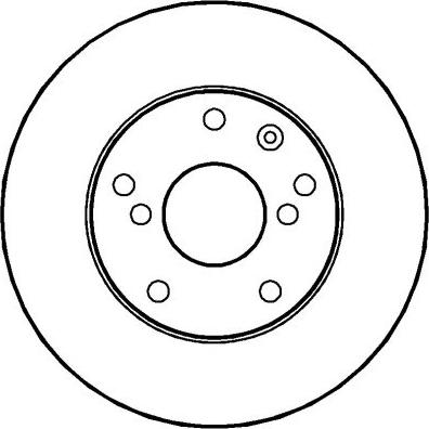 BENDIX Braking BDI1002 - Спирачен диск vvparts.bg