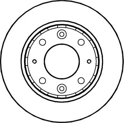 NATIONAL NBD1021 - Спирачен диск vvparts.bg