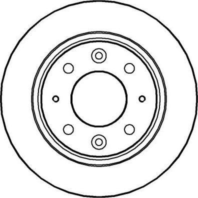 Rotinger RT 1504-GL - Спирачен диск vvparts.bg