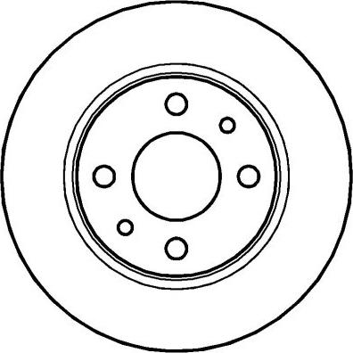 NATIONAL NBD1158 - Спирачен диск vvparts.bg