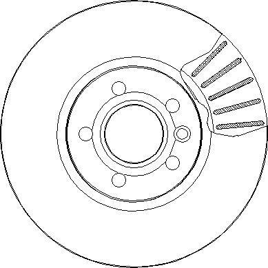 KRAFT AUTOMOTIVE 6040295 - Спирачен диск vvparts.bg