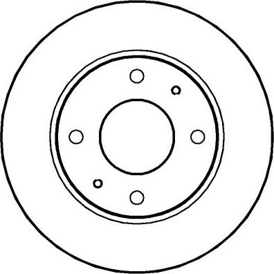 NATIONAL NBD1139 - Спирачен диск vvparts.bg