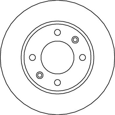 Lucas Electrical DF4185 - Спирачен диск vvparts.bg