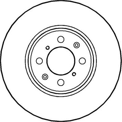 Advics C6F123B - Спирачен диск vvparts.bg