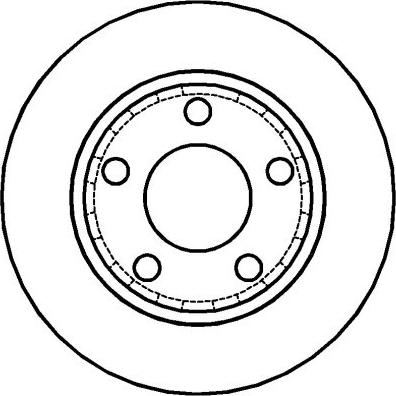 ATE 24.0122-0221.1 - Спирачен диск vvparts.bg