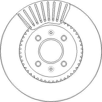 MDR MFD-2K23 - Спирачен диск vvparts.bg