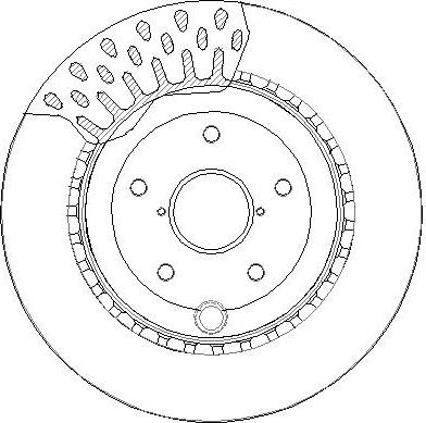 Jurid 563108JC - Спирачен диск vvparts.bg