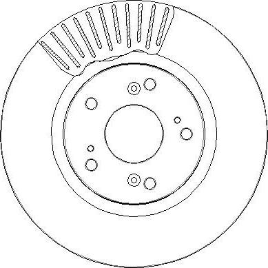 APEC DSK3004 - Спирачен диск vvparts.bg