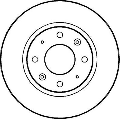 NATIONAL NBD1395 - Спирачен диск vvparts.bg