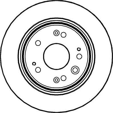 GSF CAR PARTS 603HO0180 - Спирачен диск vvparts.bg