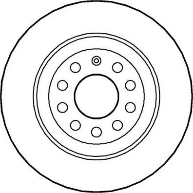 Ferodo DDF1307C - Спирачен диск vvparts.bg