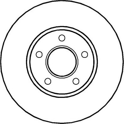 NATIONAL NBD1244 - Спирачен диск vvparts.bg