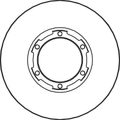 NATIONAL NBD124 - Спирачен диск vvparts.bg