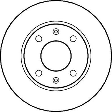 NATIONAL NBD126 - Спирачен диск vvparts.bg