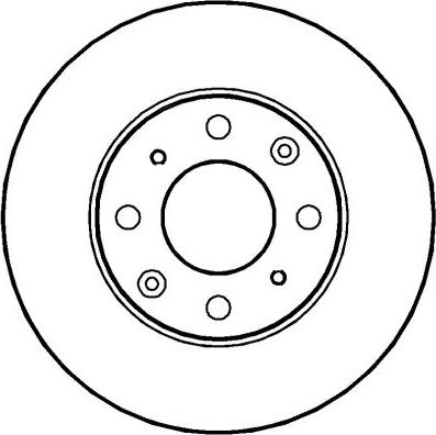 NATIONAL NBD1225 - Спирачен диск vvparts.bg