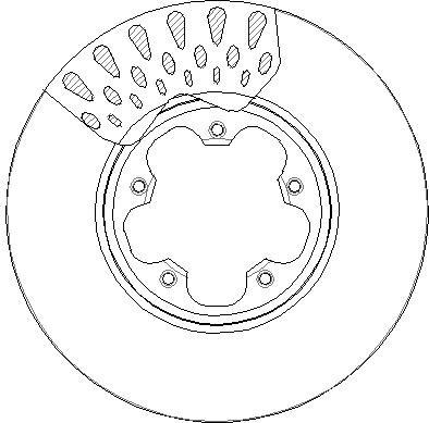 NATIONAL NBD1795 - Спирачен диск vvparts.bg