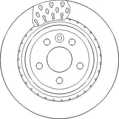 Triscan S 1795 C - Спирачен диск vvparts.bg