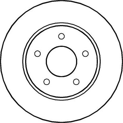 Delphi BG3904C - Спирачен диск vvparts.bg