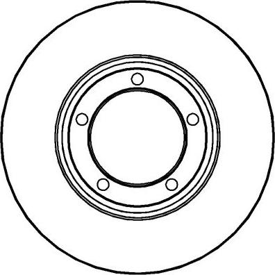 NATIONAL NBD847 - Спирачен диск vvparts.bg