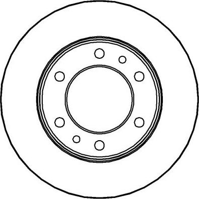 NATIONAL NBD343 - Спирачен диск vvparts.bg