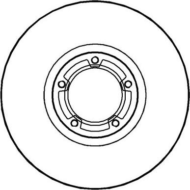 NATIONAL NBD305 - Спирачен диск vvparts.bg