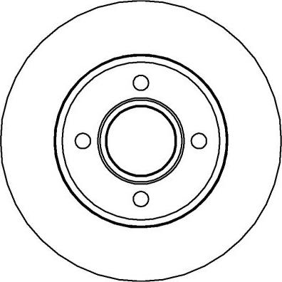 NATIONAL NBD301 - Спирачен диск vvparts.bg