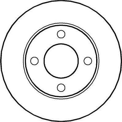 NATIONAL NBD320 - Спирачен диск vvparts.bg