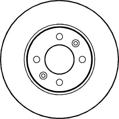 Blue Print ADC1901V - Спирачен диск vvparts.bg