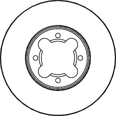 NATIONAL NBD269 - Спирачен диск vvparts.bg