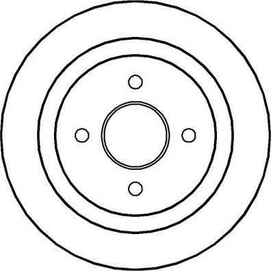 Ferodo DDF338-1 - Спирачен диск vvparts.bg