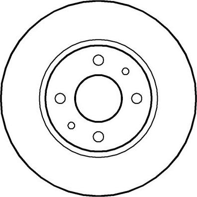 Ferodo DDF066C - Спирачен диск vvparts.bg