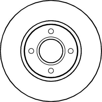 BENDIX 561986 B - Спирачен диск vvparts.bg