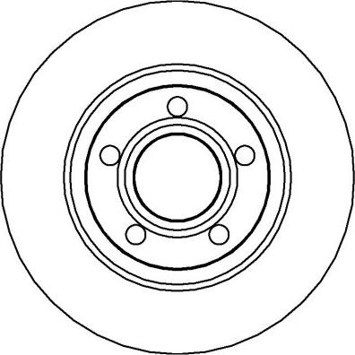 NATIONAL NBD708 - Спирачен диск vvparts.bg